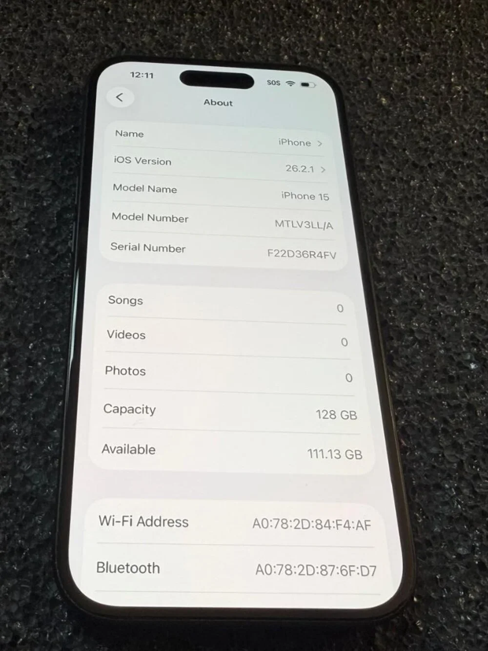 Apple iPhone 15 128GB T-Mobile Only. Very good condition